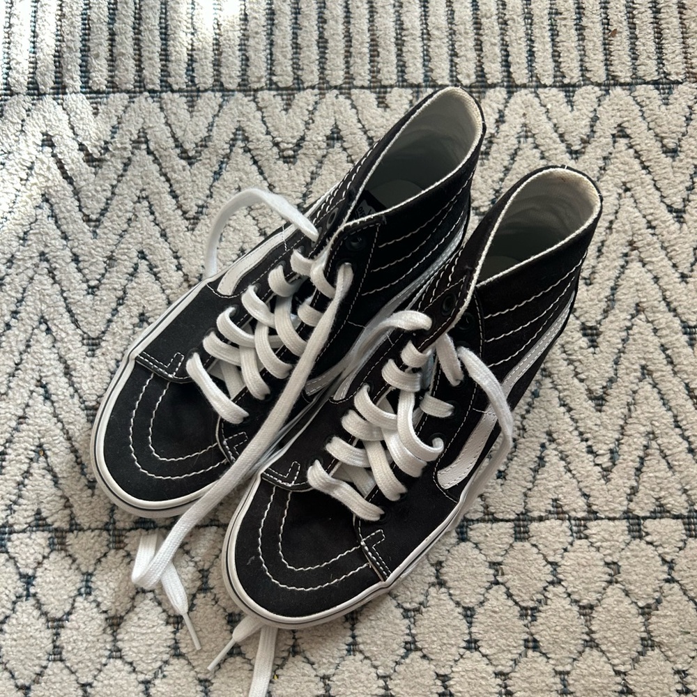Black hightop vans